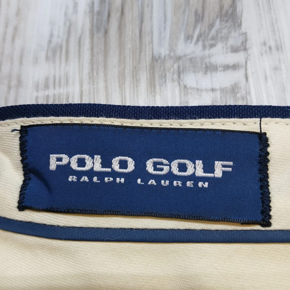 Polo Golf Ralph Lauren Mens Navy Blue Pleated Shorts Size 32 Polyester 5835323LS